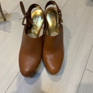 Michael Kors size 9 sling back heels